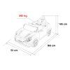 Elektrické autíčko Mini Cooper Bílé